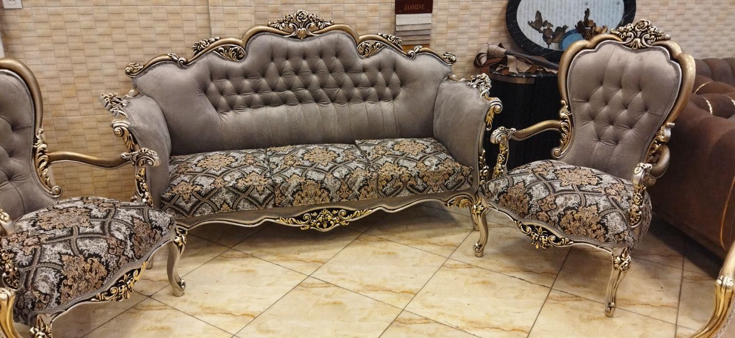 مبل  تمام چوب ریز گل|مبلمان خانگی و میز عسلی|رشت, سیا اسطلخ|دیوار