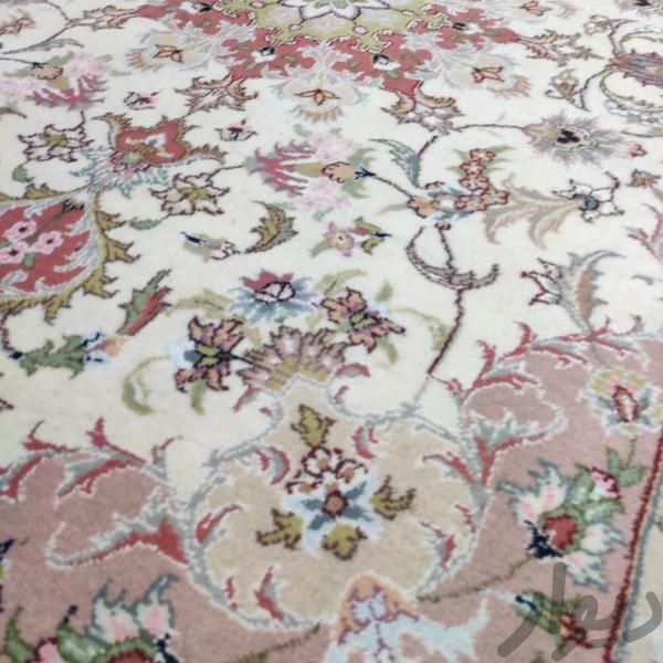 کاشمر قالیچه گل ابریشم دستبافت|فرش|تهران, نارمک|دیوار