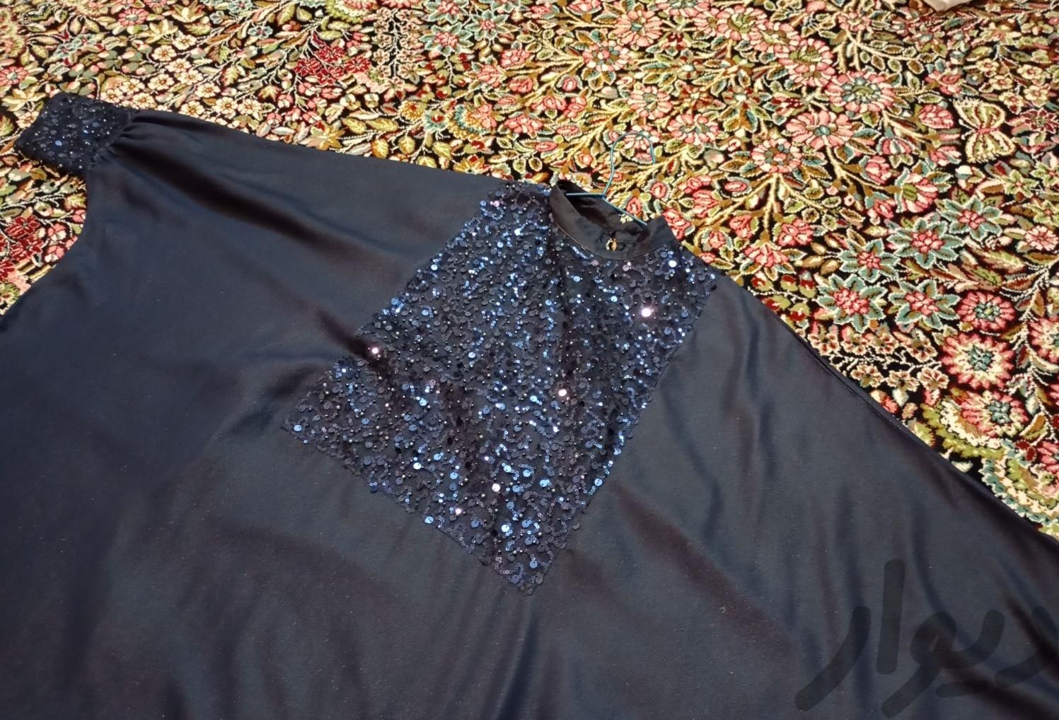 عبا و هد شال ست رنگ سورمه ای|لباس|کرمان, |دیوار