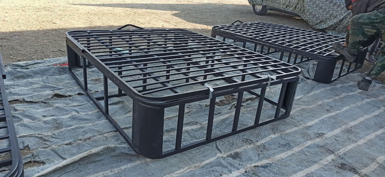 تیرک دوبل کفی تخت جکدار×یاتاشی×کلاسیک+ضمانتی|تخت و سرویس خواب|تهران, شهرک امام خمینی|دیوار