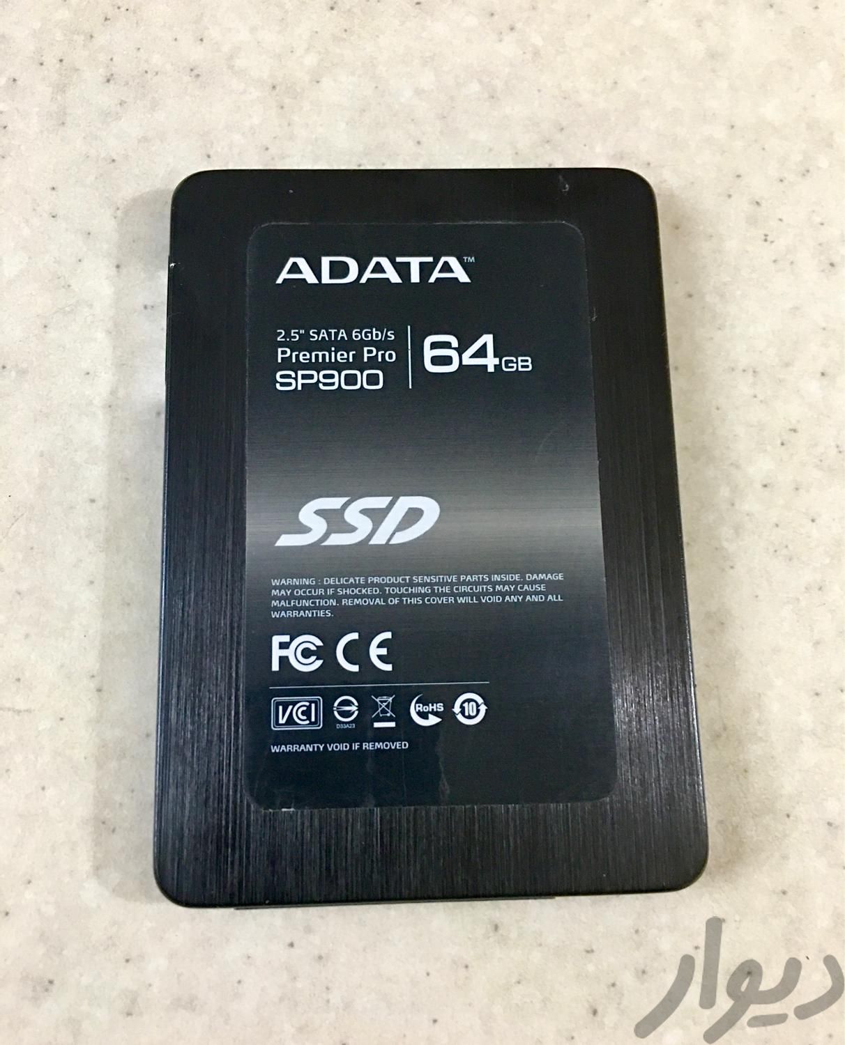 SSDهارد اینترنال Adata SP900 64GB|قطعات و لوازم جانبی رایانه|تهران, حشمتیه|دیوار