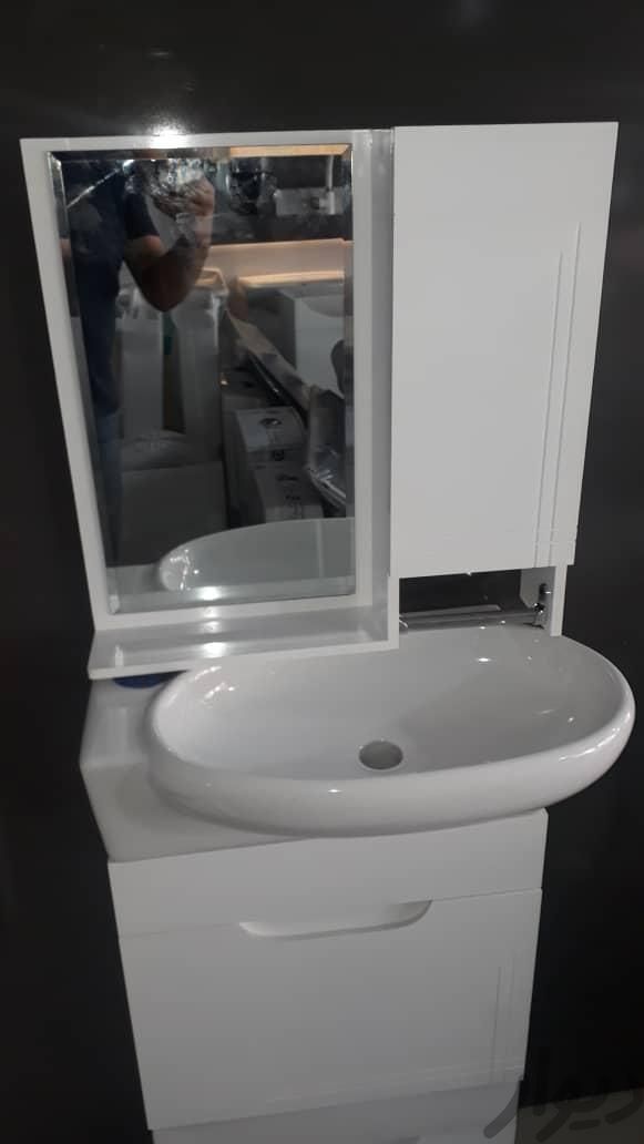 روشویی(فوق باریک)،توالت فرنگی و آینه باکس|لوازم سرویس بهداشتی|مشهد, کلاهدوز|دیوار