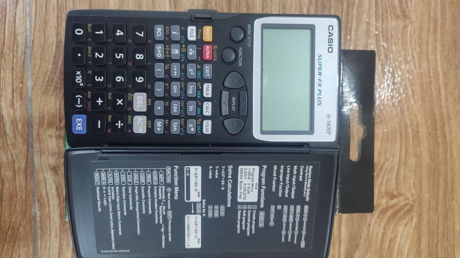 ماشین حساب مهندسی fx 5800|لوازم التحریر|گرگان, |دیوار