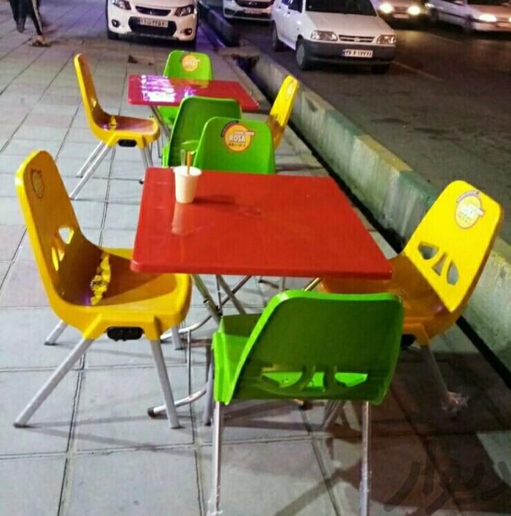 صندلی پلاستیکی مدل دنا فست فود و کافه (کارخانه)|میز و صندلی غذاخوری|تهران, نواب|دیوار
