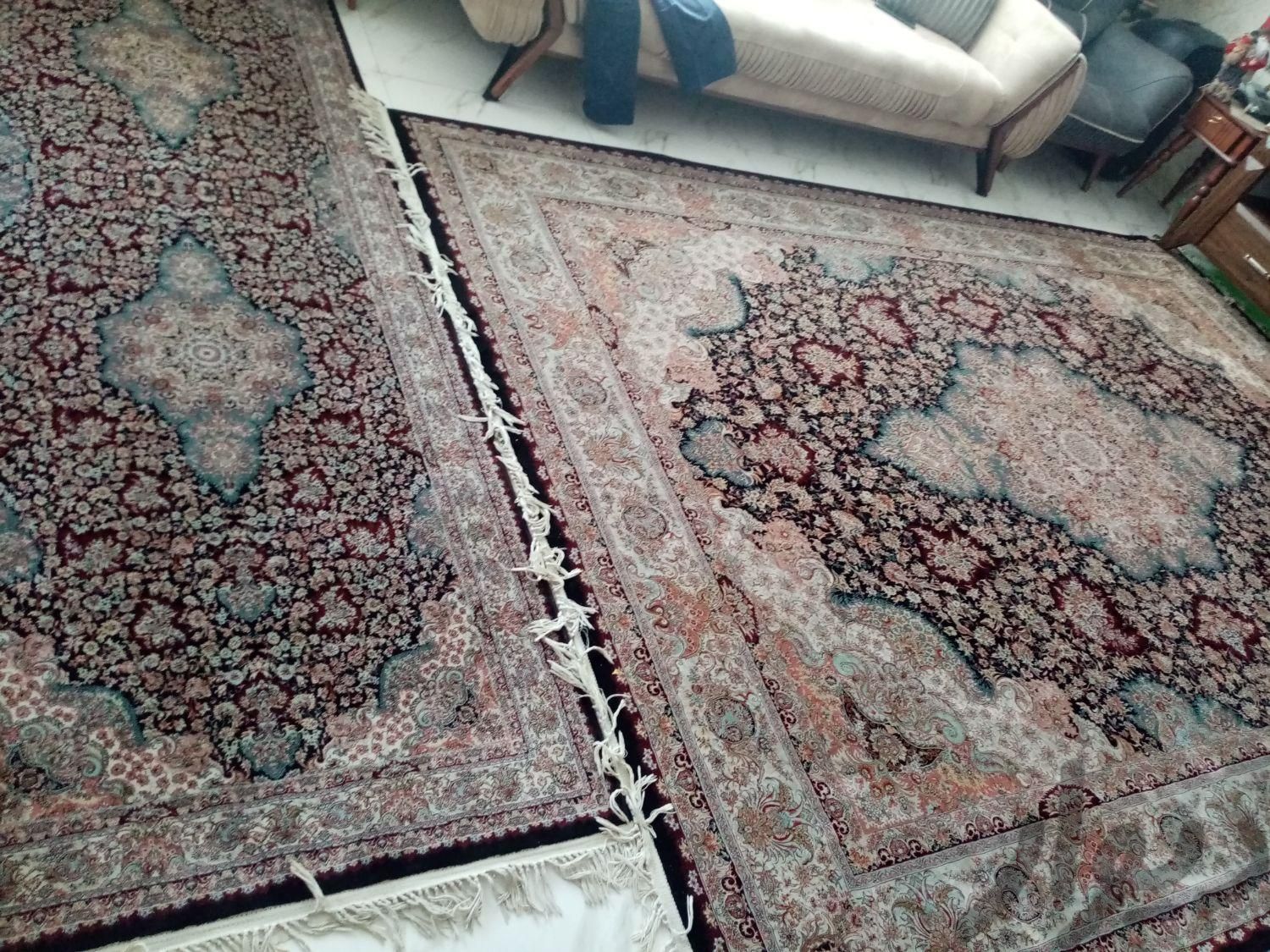 دو عدد فرش 9 متری آرا مشهد 1200 شانه|فرش|تهران, ظهیرآباد|دیوار