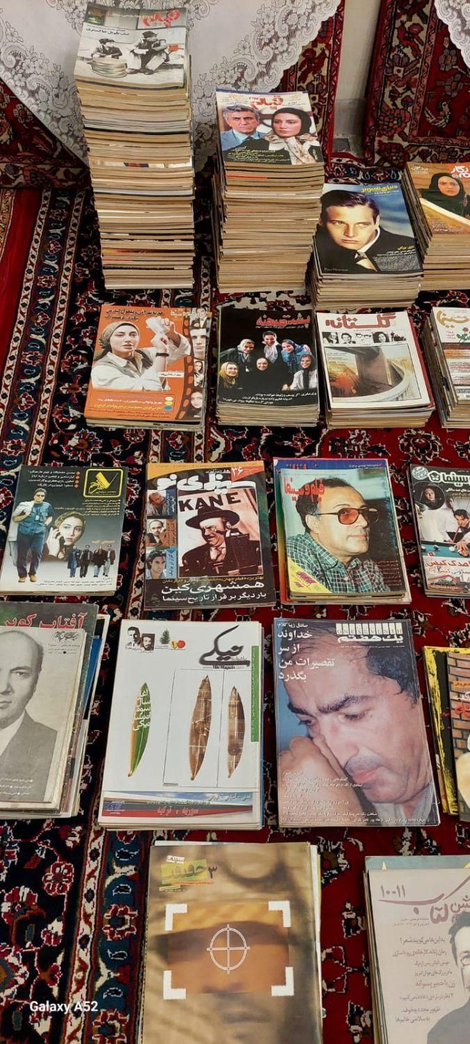 مجلات سینمایی و ادبی و فیلمهای  VHS|کتاب و مجله ادبی|تهران, آهنگ|دیوار