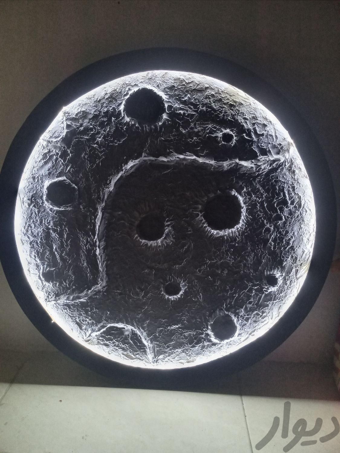 ماه دکوراتیو و کره زمین|تابلو، نقاشی و عکس|صفادشت, |دیوار