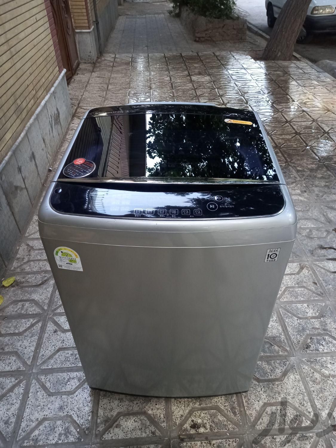 ماشین لباسشویی ال جی ۱۷ کیلویی|ماشین لباسشویی و خشک‌کن لباس|مشهد, میدان عدل خمینی|دیوار