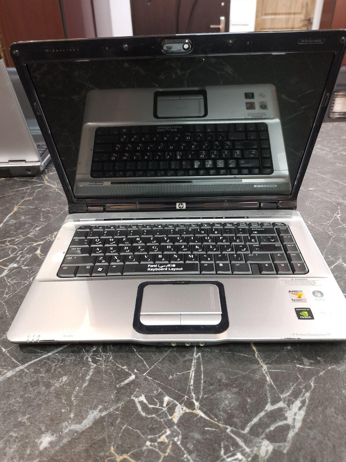 HP dv6000 با ضمانت نامه کتبی|رایانه همراه|تهران, میدان ولیعصر|دیوار