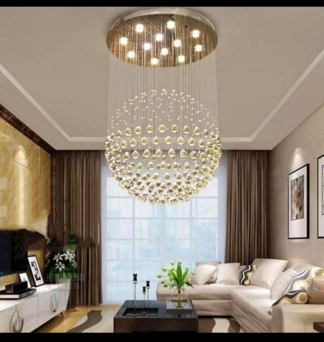 لوستر الماس.کریستالی کره ۵۱۷۹.AC light|لوستر و چراغ آویز|تهران, سنگلج|دیوار