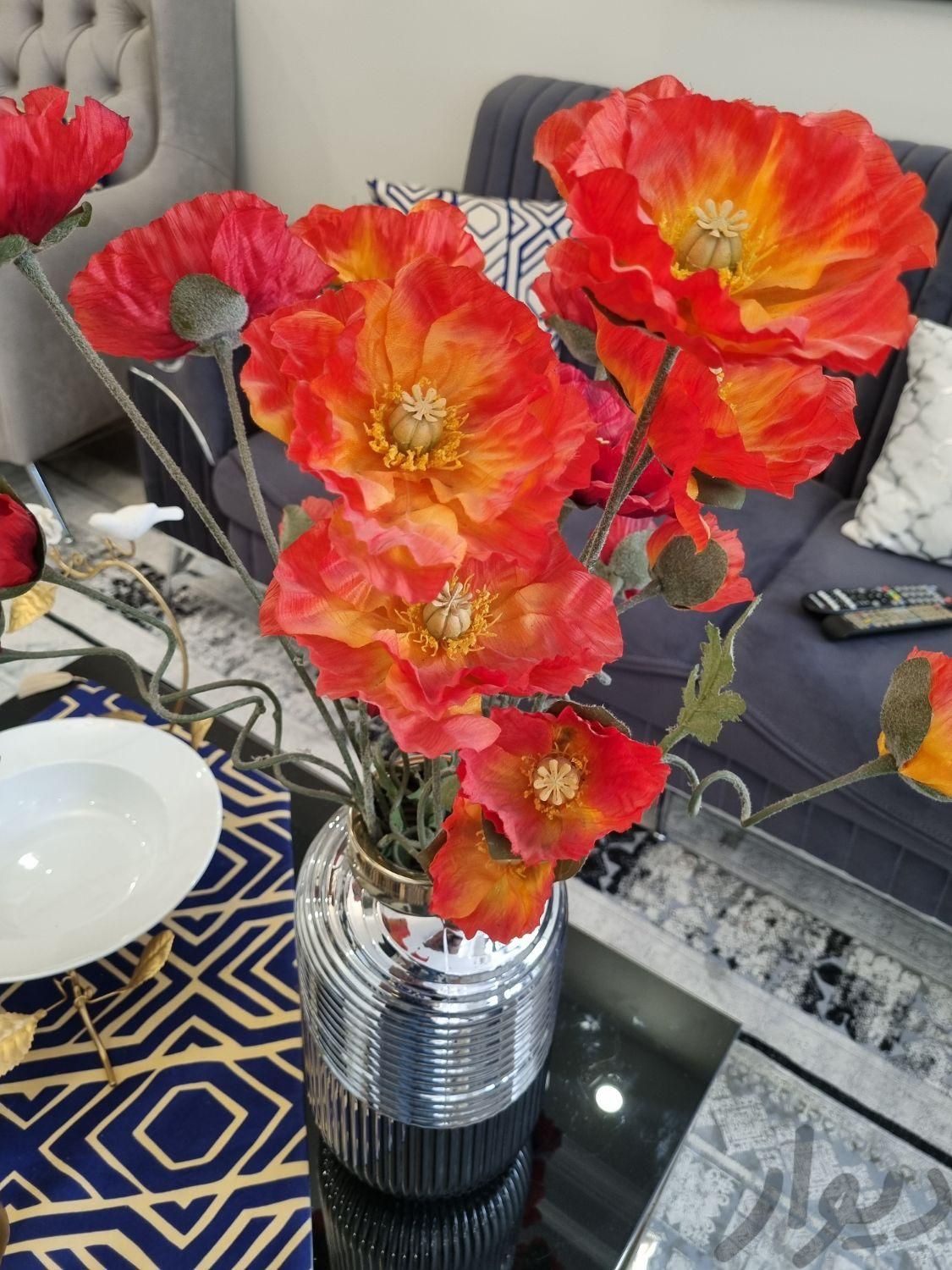 گل شقایق همراه گلدون|گل مصنوعی|تهران, پونک|دیوار
