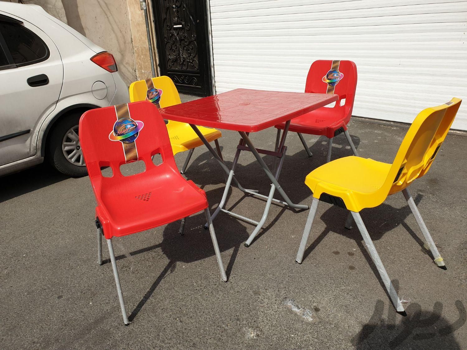 میز و صندلی پلاستیکی پلیمری مناسب فست فود|صندلی و نیمکت|تهران, نواب|دیوار