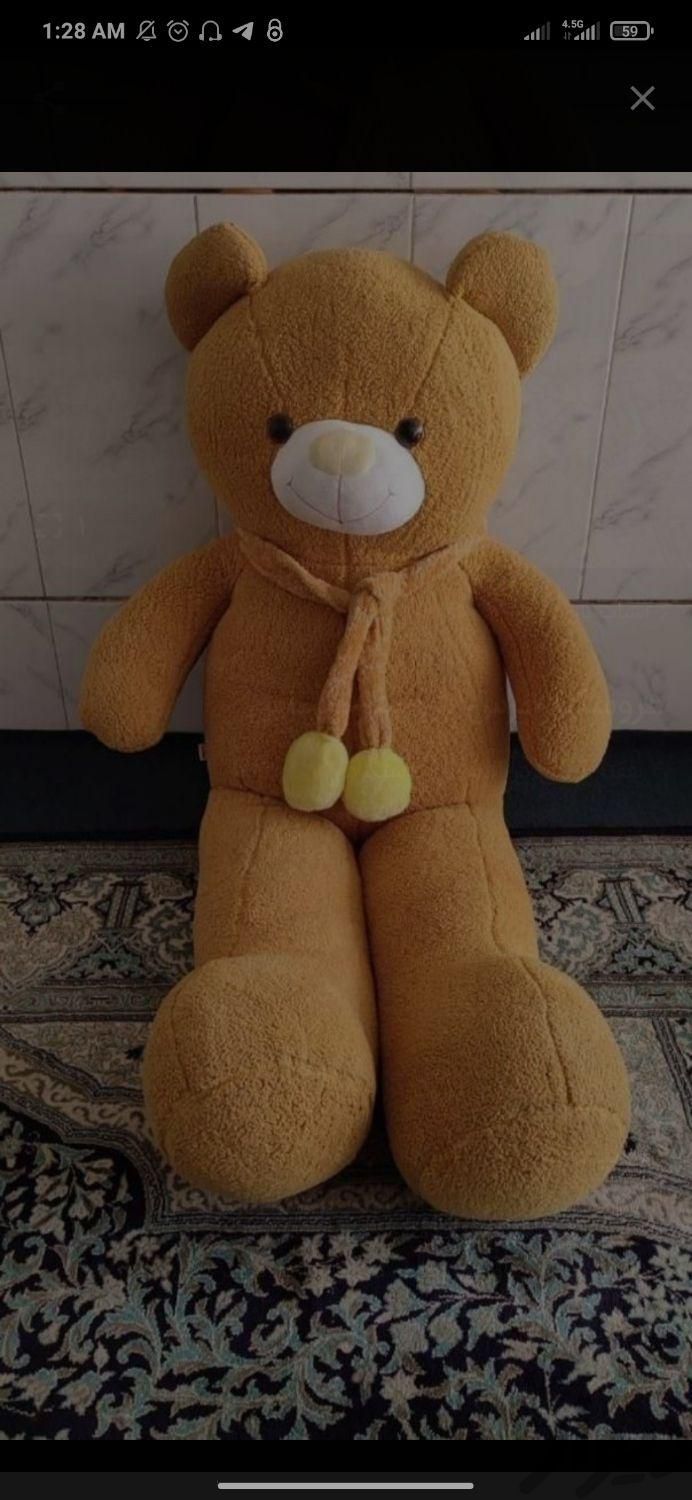 عروسک خرس ۱.۵ متر ولیتاین|اسباب بازی|اصفهان, دستگرد|دیوار