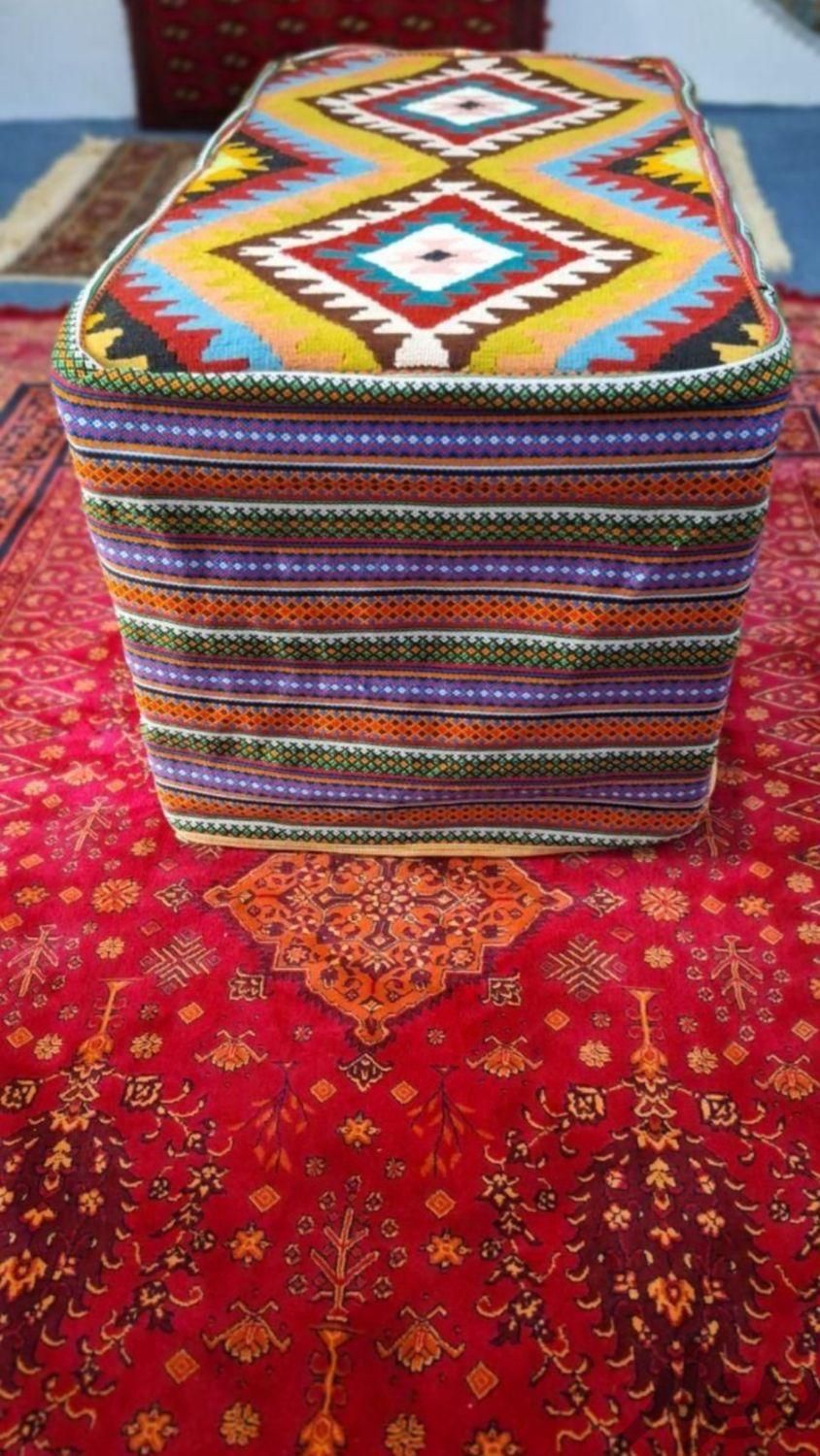 پاف سنتی جاجیم دست باف نفیس|صندلی و نیمکت|تهران, زعفرانیه|دیوار