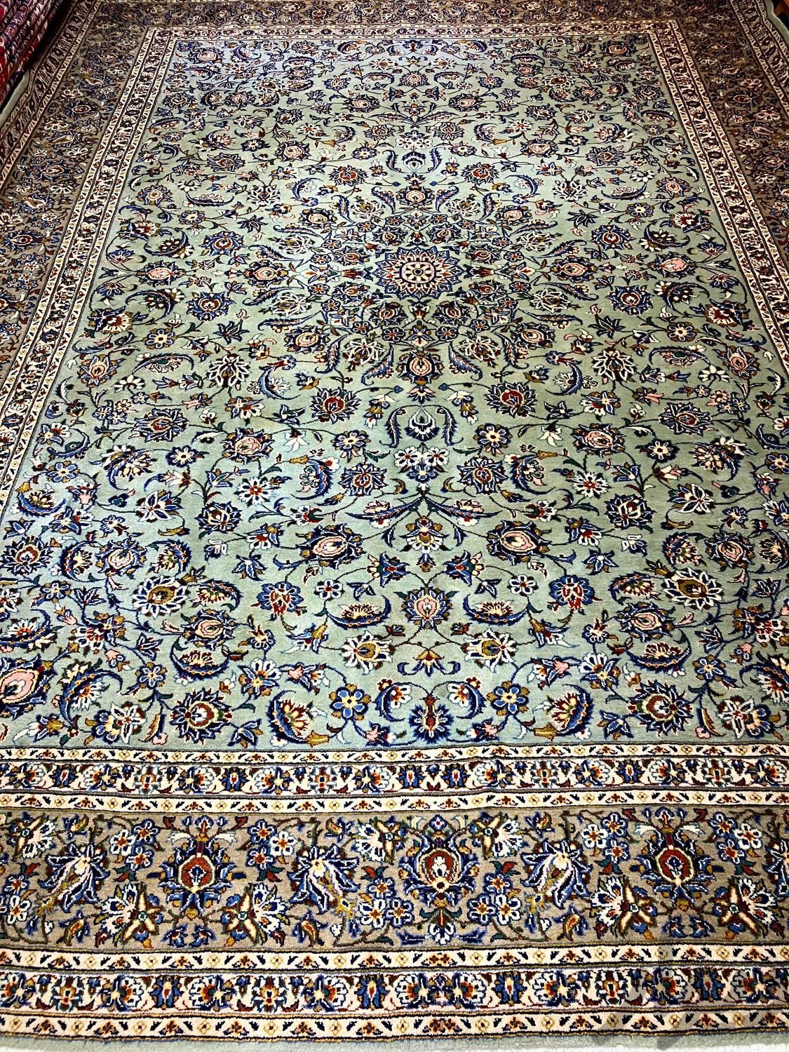 فرش دستباف ۱۲ متری کاشان بژ کرم دستبافت سینا|فرش|تهران, مولوی|دیوار