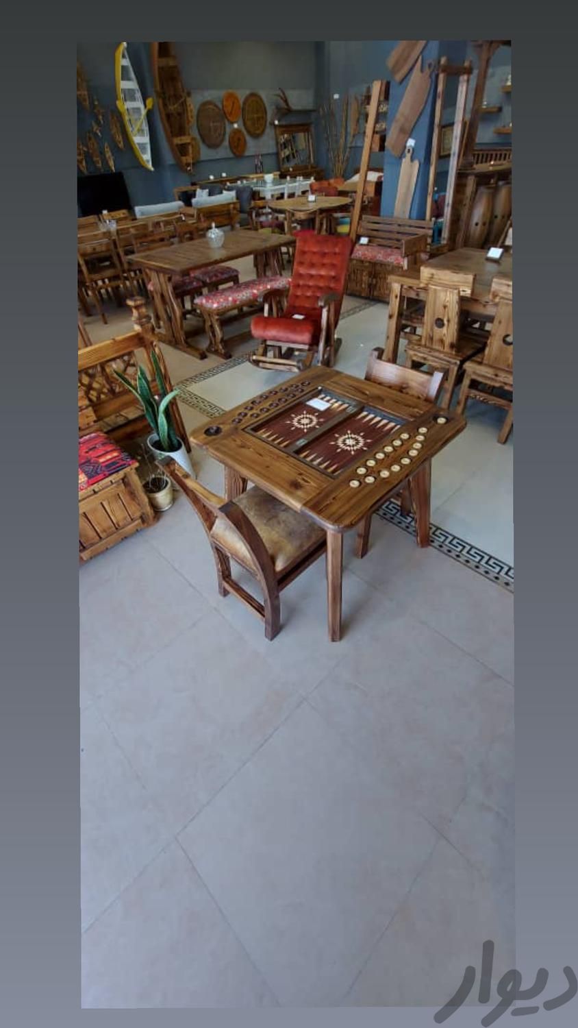 فوتبالیستی،میز بازی تخته نرد شطرنج تمام چوب|تجهیزات ورزشی|تهران, منیریه|دیوار