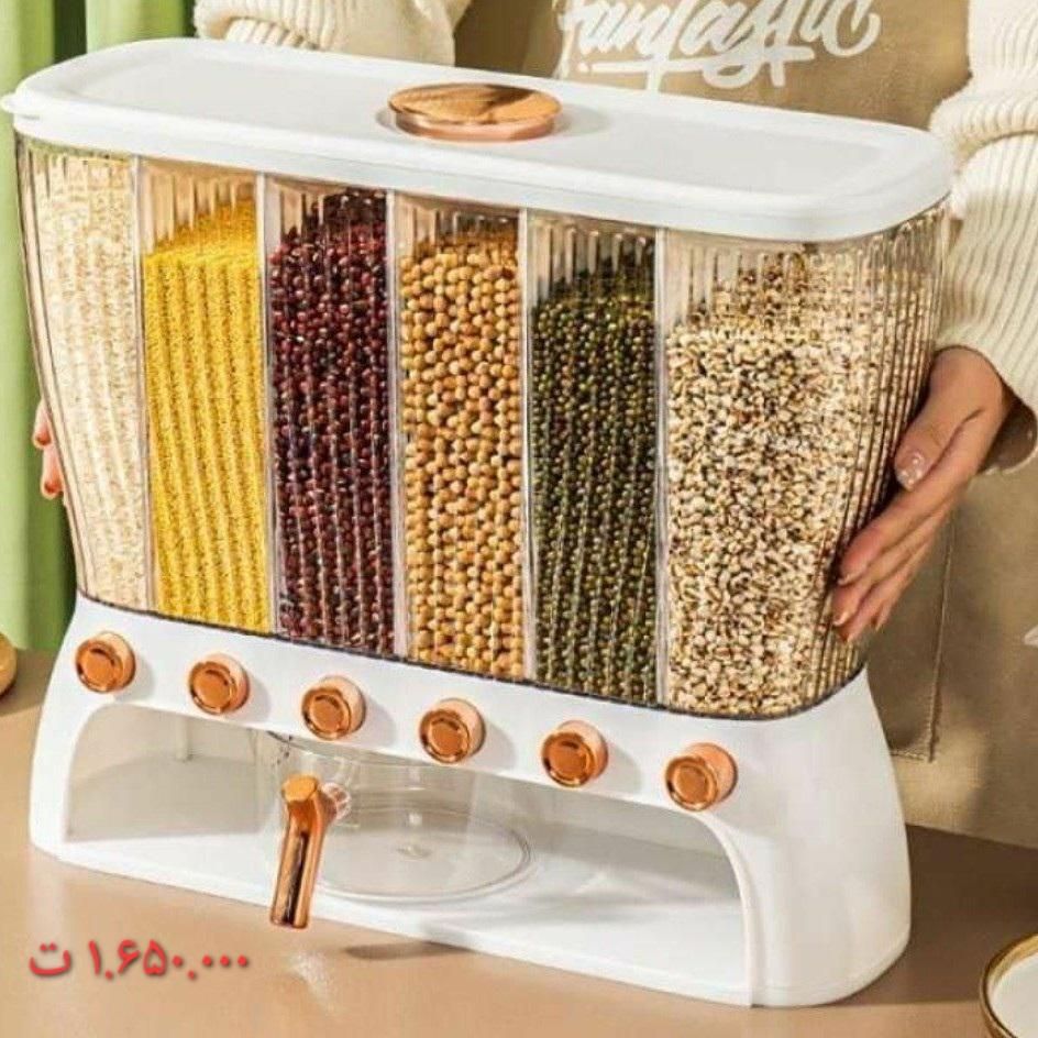 جا حبوباتی و جا برنجی|ظروف نگهدارنده، پلاستیکی، یک‌بارمصرف|جم, |دیوار