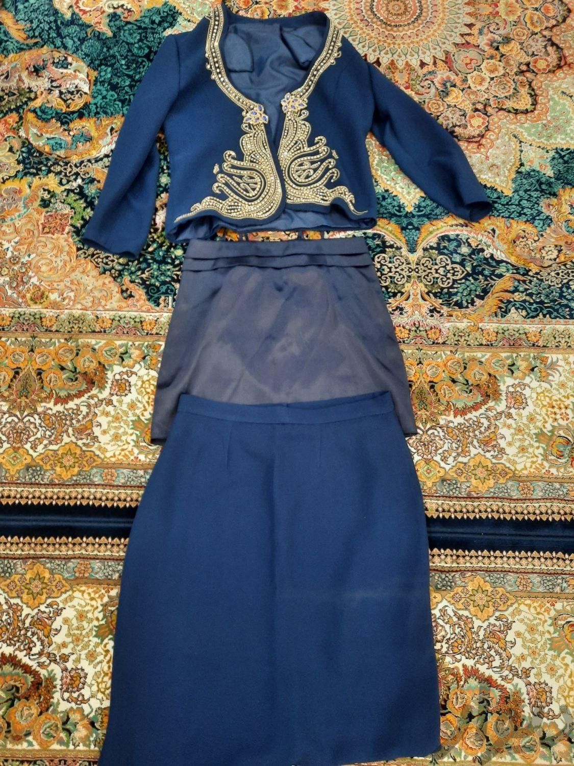 کت دامن سورمه ای سایز ۴۴|لباس|تهران, قنات‌کوثر|دیوار