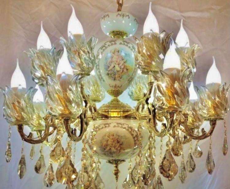 لوستر 53|لوستر و چراغ آویز|رشت, معلم|دیوار