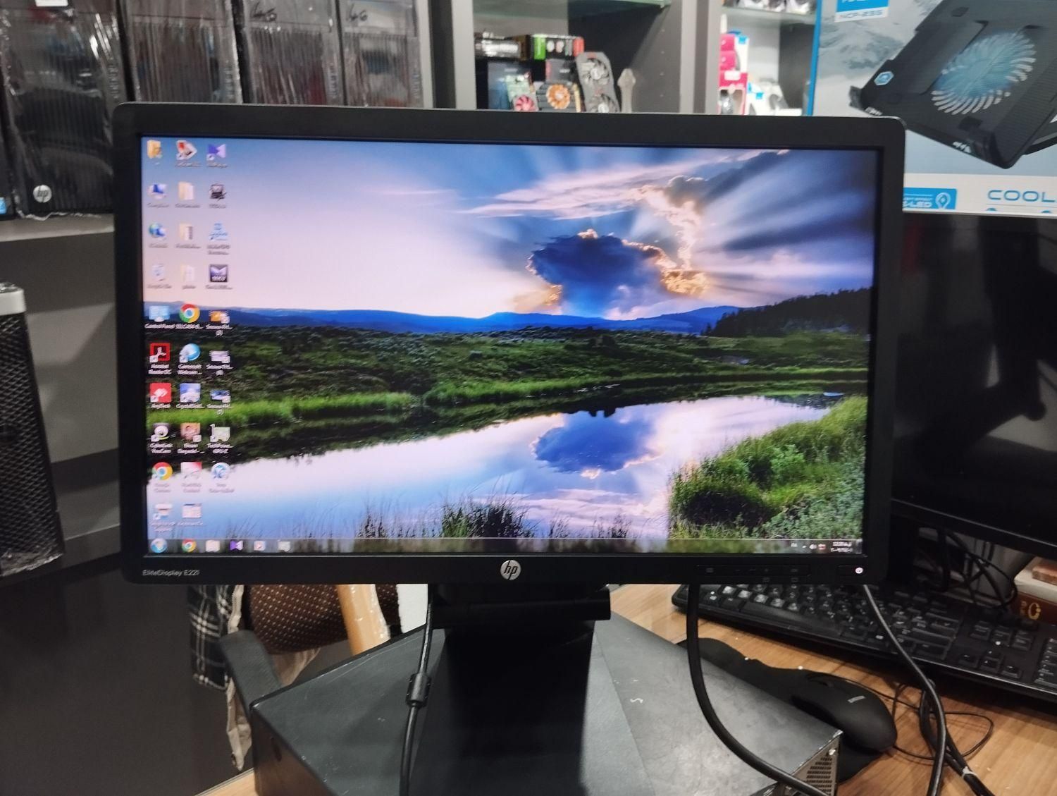 مانیتور اچ پی 22 اینچ HP E221 FULL HDمهندسی طراحی|قطعات و لوازم جانبی رایانه|کرمانشاه, |دیوار