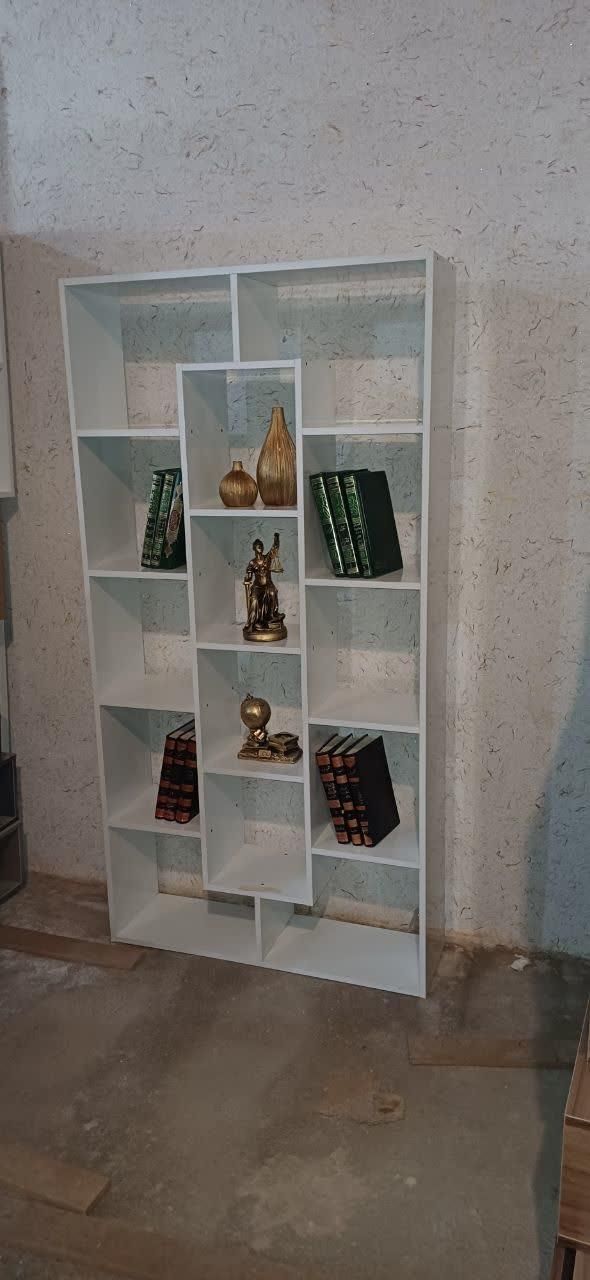 کتابخانه ۹۰ در ۱۷۵ با ۱۴ قفسه|کتابخانه، شلف، قفسه‌های دیواری|اصفهان, ماشاده (رهنان)|دیوار