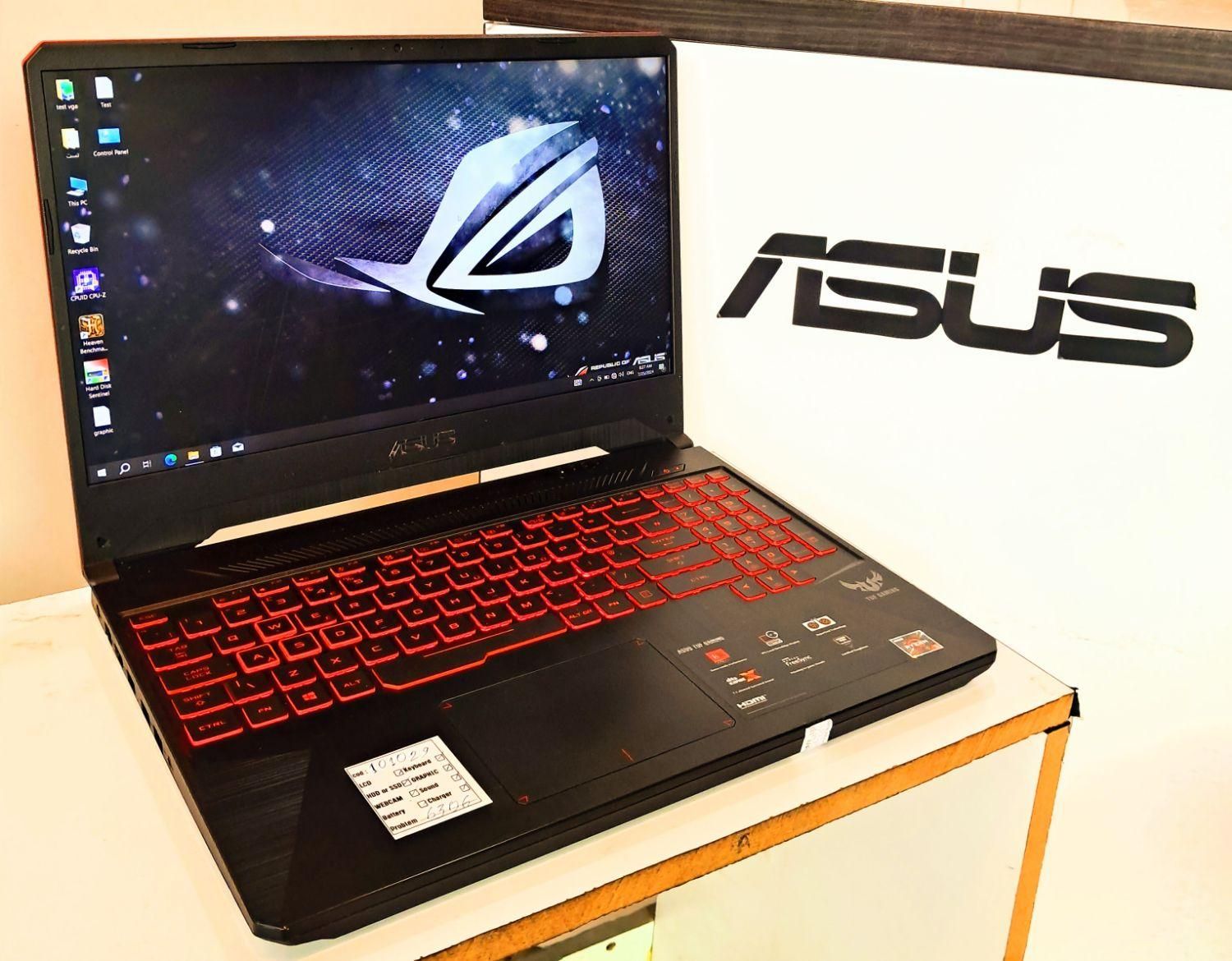 ایسوس ASUS TUF GAMING نسل 10 گرافیک 6 گیگ مجزا|رایانه همراه|تهران, ارم|دیوار