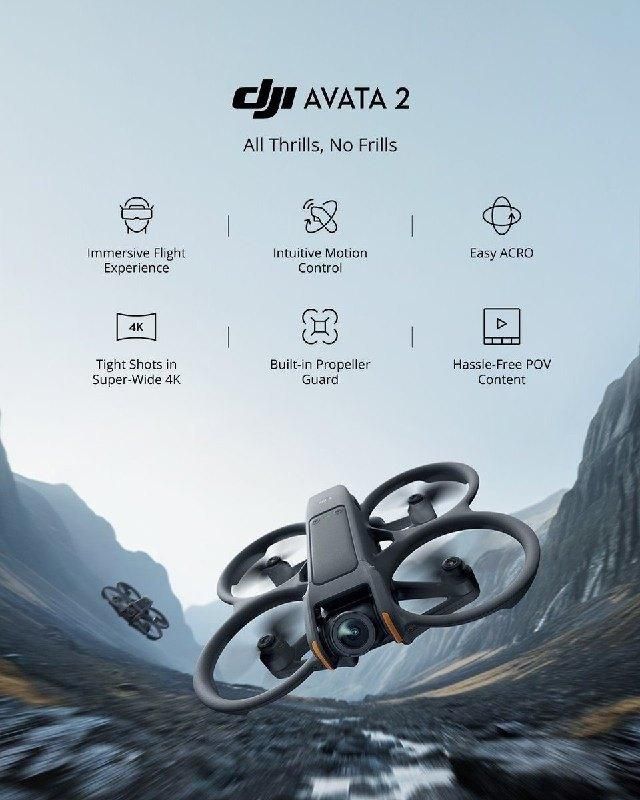 DJI AVATA 2 دی جی آی هلیشات|دوربین عکاسی و فیلم‌برداری|تهران, سهروردی|دیوار