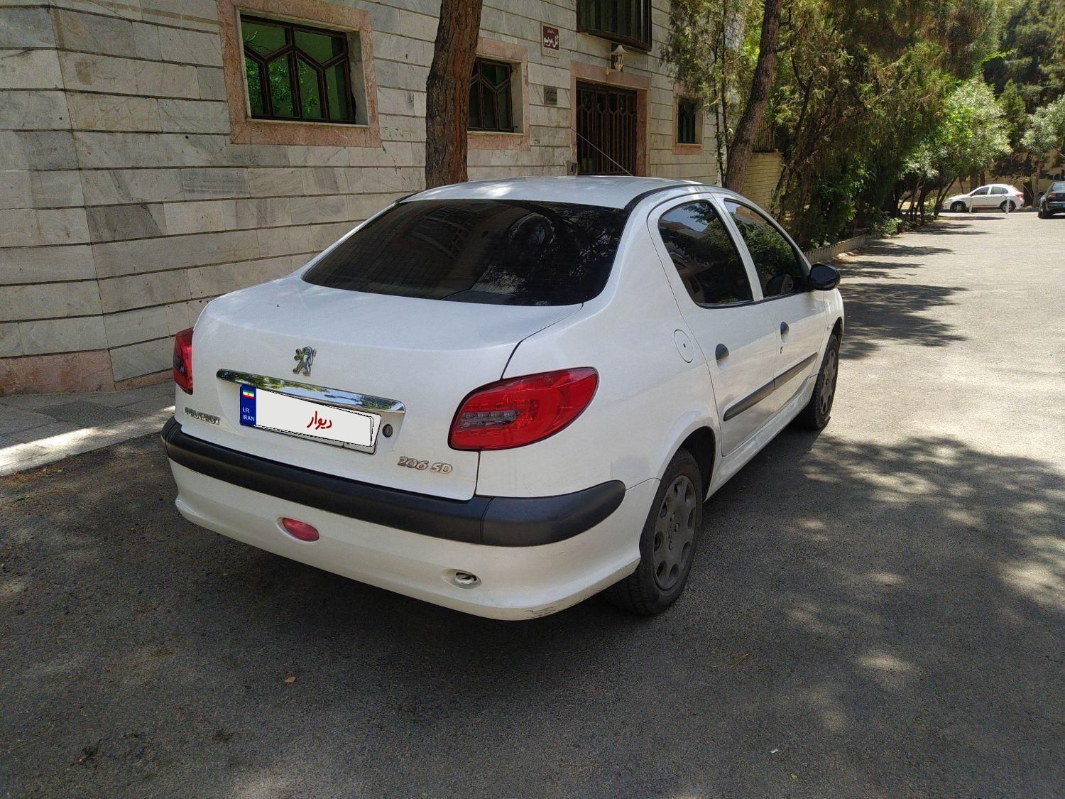 پژو 206 SD V20، مدل ۱۳۹۰|خودرو سواری و وانت|کرج, دهقان ویلا|دیوار