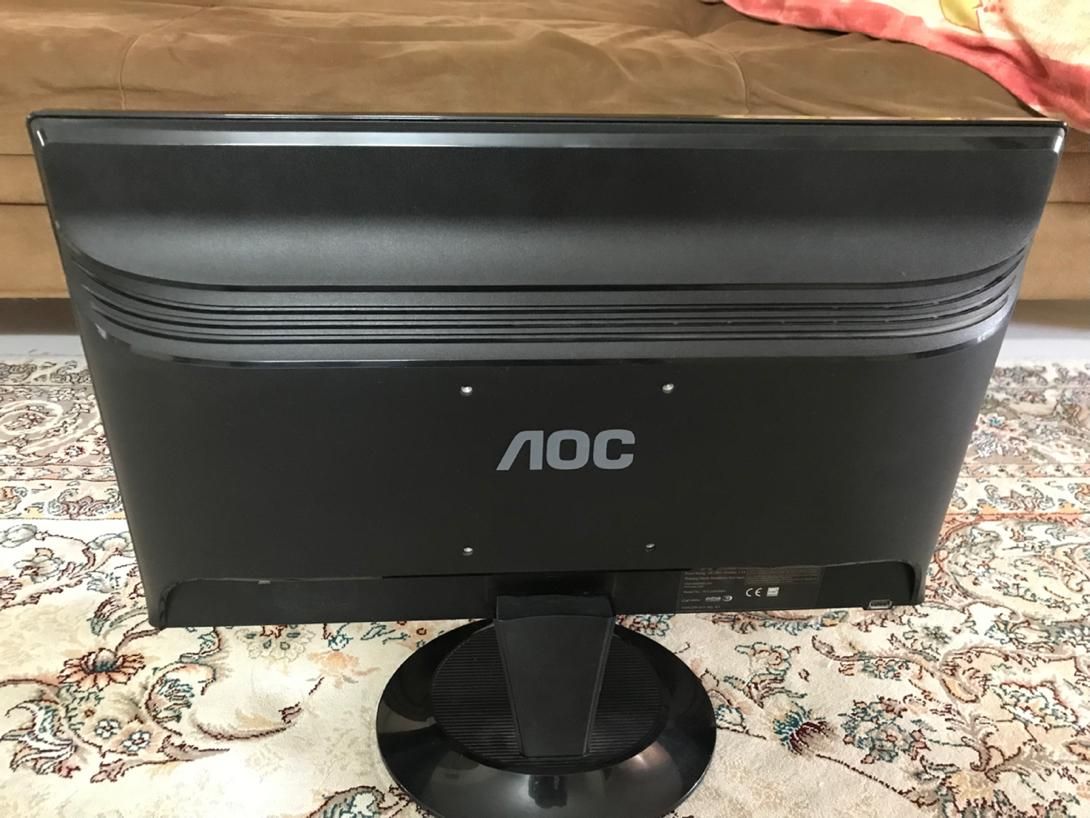 مانیتور ۲۰ اینچ LCD مارک AOC|قطعات و لوازم جانبی رایانه|تهران, نارمک جنوبی|دیوار