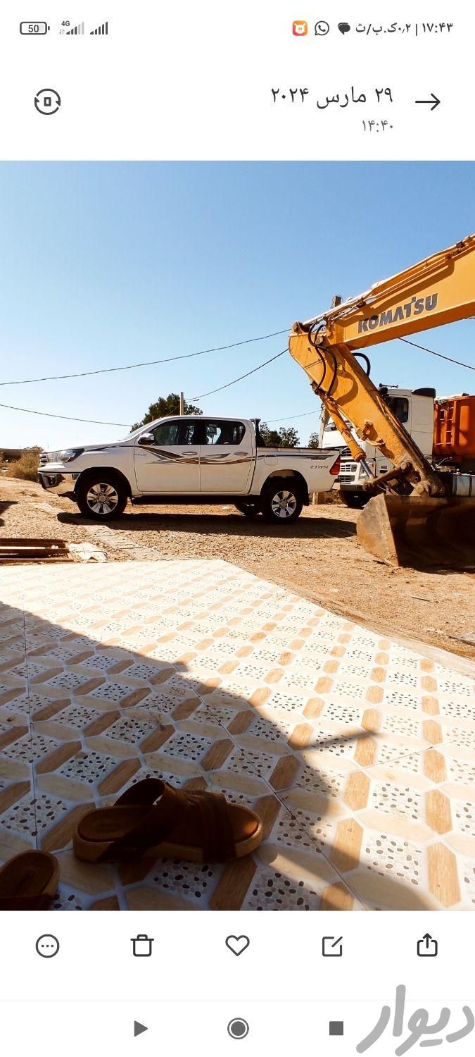 تویوتا هایلوکس دو کابین بلند دنده‌ای، مدل ۲۰۱۶|سواری و وانت|اهواز, آریاشهر|دیوار