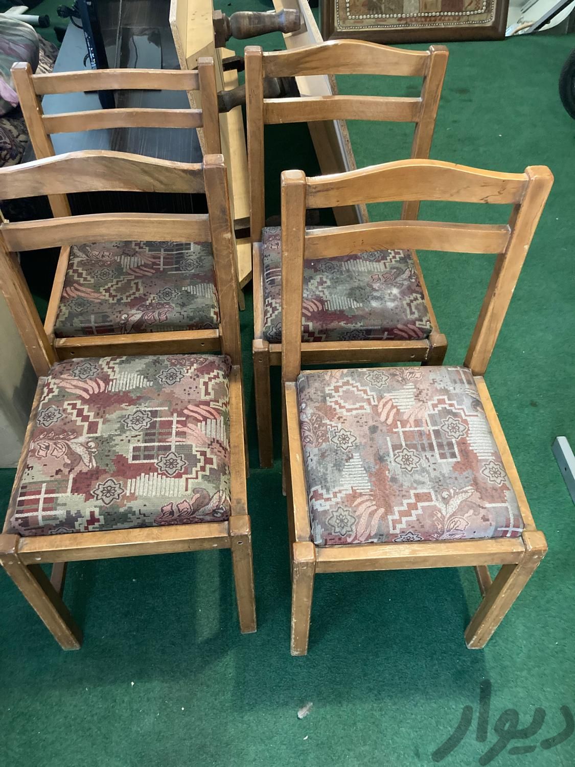 صندلی چوب ۴ تا|صندلی و نیمکت|مشهد, سناباد|دیوار