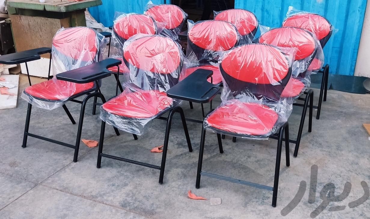 صندلی دانشجویی صدفی،دانش آموزی،محصلی(قرمز)|مبلمان اداری|تهران, کریم‌آباد|دیوار