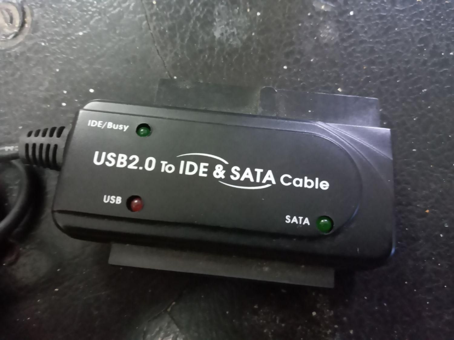 مبدل usb2.0 to SATA  IDE با اداپتور|قطعات و لوازم جانبی رایانه|تهران, کاروان|دیوار