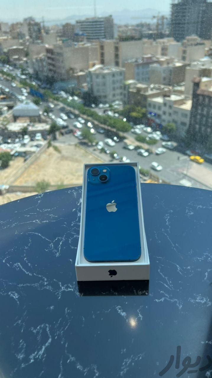 ایفون ۱۳ نرمال با حافظه ۱۲۸گیگ آبی|موبایل|تهران, آسمان|دیوار