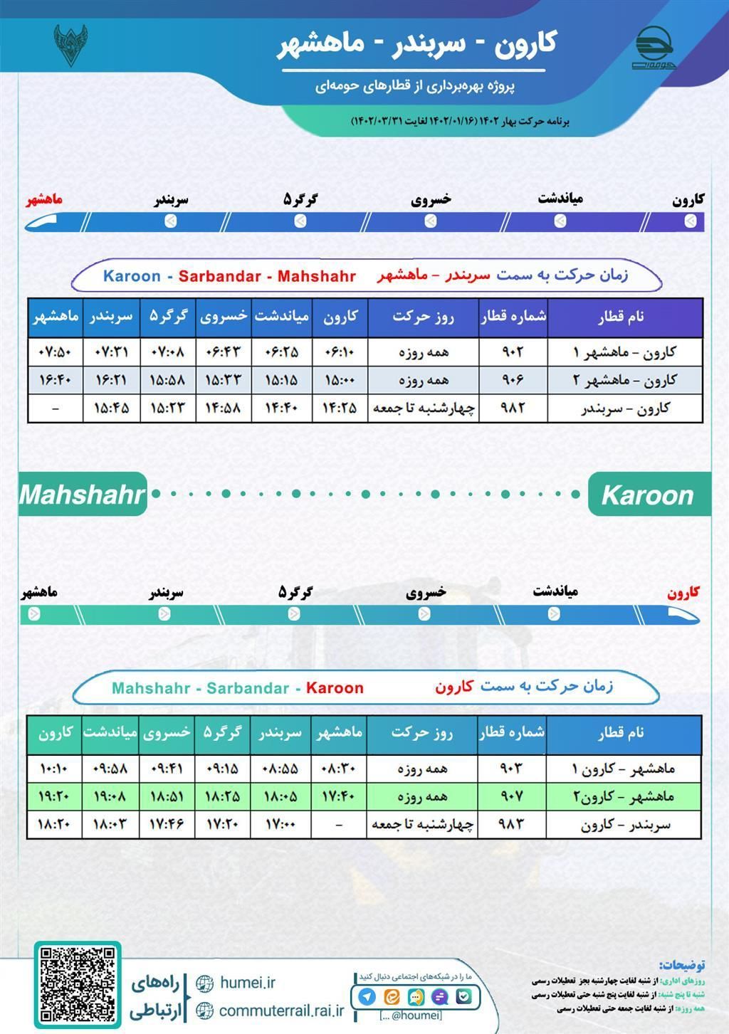 صدور بلیط قطار اهواز،سربندر،ماهشهر همه روزه|بلیت اتوبوس، مترو، قطار|اهواز, پادادشهر|دیوار