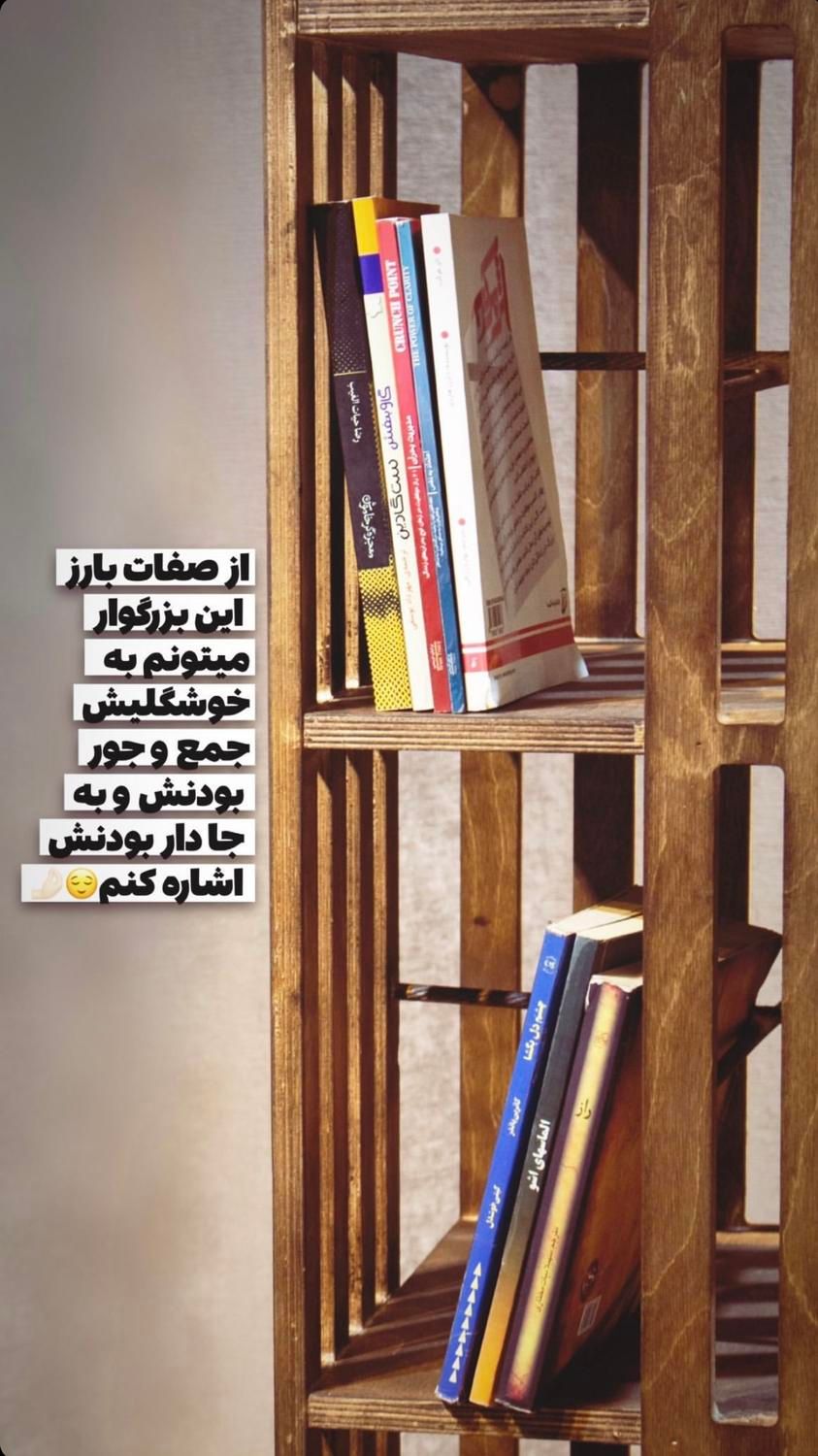 کتابخانه چوبی کمجا گردان چرخشی|کتابخانه، شلف، قفسه‌های دیواری|تهران, شهرک ابوذر|دیوار