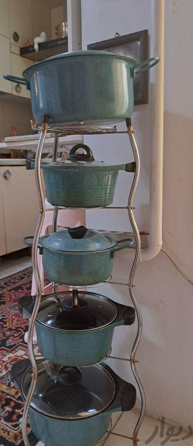 استندونگهدارنده قابلمه|آب‌چکان و نظم‌دهنده ظروف|تهران, جمهوری|دیوار