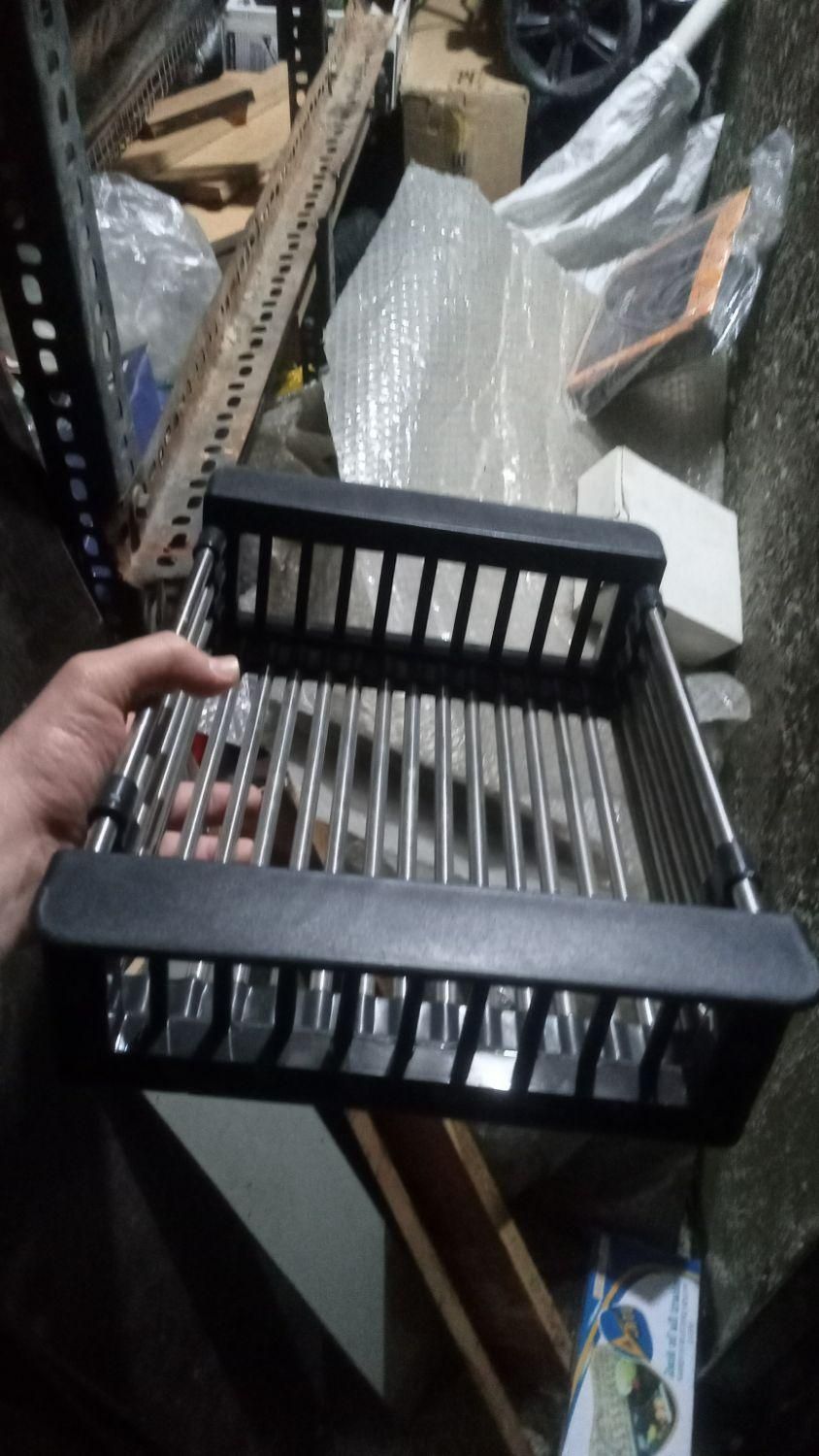 سبد میوه شور رگلاژی دارای پیچ تنظیم.|آب‌چکان و نظم‌دهنده ظروف|تهران, سنگلج|دیوار