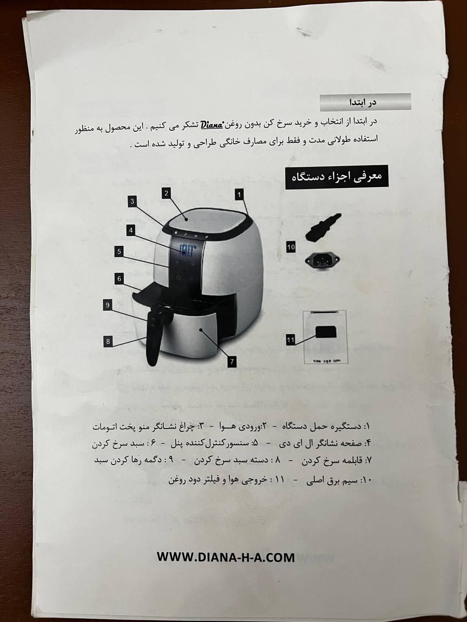 هواپز(سرخ کن بدون روغن)|اجاق گاز و لوازم برقی پخت‌وپز|تهران, آهنگ|دیوار