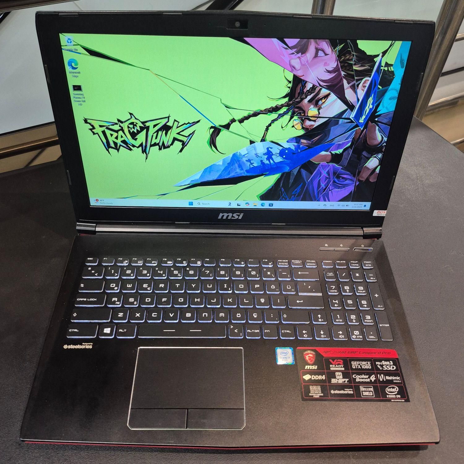 لپتاپ گیمینگ MSI core i7 گرافیک GTX رم16 مشابه نو|رایانه همراه|تهران, میرداماد|دیوار