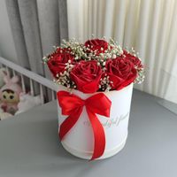 گل مصنوعی باکس گل هدیه تولد گل روبانی دسته گل|صنایع دستی و سایر لوازم تزئینی|تهران, امام حسین(ع)|دیوار