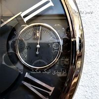 ساعت دیواری فلزی ۲موتوره ۴۳سانت مشکی|ساعت دیواری و تزئینی|تهران, شهید دستغیب|دیوار