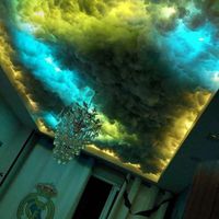 فضا سازی سقف ابری کهکشانی اسمان ابری|ریسه و چراغ تزئینی|مشهد, سعدی|دیوار