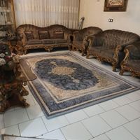 مبلمان 7نفره همراه 3تا میز و3عددکوسن|مبلمان خانگی و میز عسلی|تهران, امام حسین(ع)|دیوار