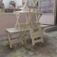 صندلی وچهارپایه تاشو چوبی|صندلی و نیمکت|کرمانشاه, |دیوار