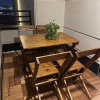 میز و صندلی ناهارخوری چوبی تاشو کد ۱۶۵ غذاخوری|میز و صندلی غذاخوری|تهران, نواب|دیوار