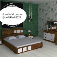 تخت و سرویس خواب اسپرت دو نفره کامل|تخت و سرویس خواب|تهران, شهرک ابوذر|دیوار