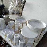رولت خوری سینی پذیرای گلدان جای عودی شمع ظروف سنگی|ظروف سرو و پذیرایی|تهران, صالح‌آباد شرقی|دیوار