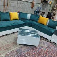 مبل راحتی الـ+خوش نشین/لوکس.متریال بالاطول عمربالا|مبلمان خانگی و میز عسلی|تهران, شهرک شریفی|دیوار