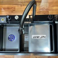سینک دستساز  پیانویی دودی اندازه ۹۰ و ۱۰۴  گرانیتی|مصالح و تجهیزات ساختمان|تبریز, |دیوار